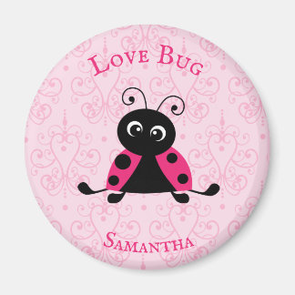 Hearts Personlig Ladybug Magnet