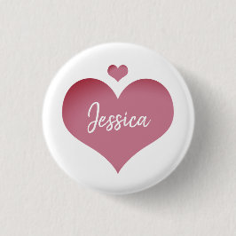 Hearts Personlig Namn Knapp