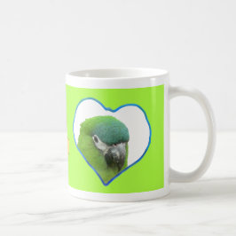 Hearts Photo Coffee Mugg Grönt