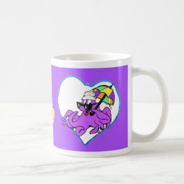 Hearts Photo Coffee Mugg Lila
