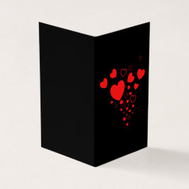 Hearts Platonic Valentine Notecard 25pk Kort