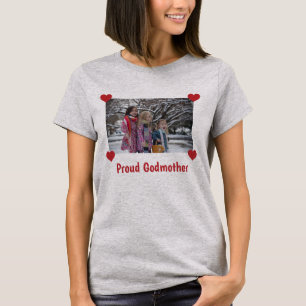 Hearts Proud Godmor personaliserar fotot och gör d T Shirt