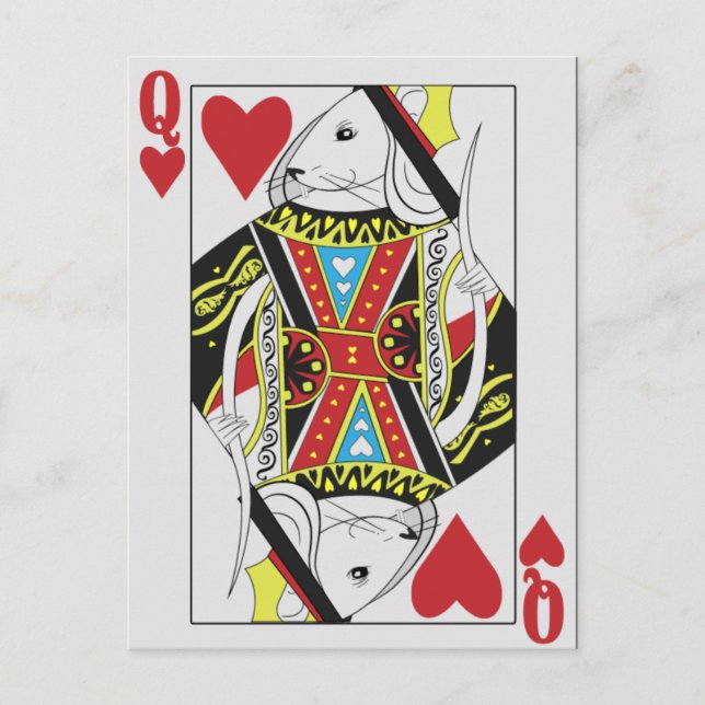 Hearts Råtta Vykort (Framsida)