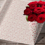 Hearts - Red and Rosa Ombre on Offwhite Cement Presentpapper<br><div class="desc">Hjärter i olika röda till ljusa rosa nyanser på benvit cementbakgrund. Andra tillgängliga färgrutor.</div>
