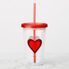 Hearts Red Burgundy Valentine Day Kärlek 4Erica Take Away Mugg