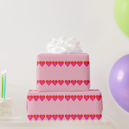 Hearts Red Lila Rosa Ombre 4Lori Presentpapper