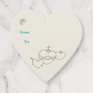 Hearts Rosary Gift Märkres Gåvor Etiketter