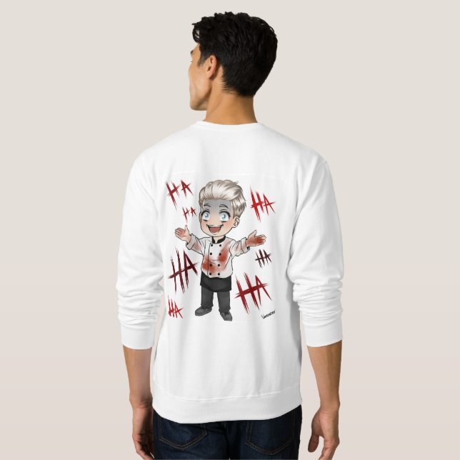 Hearts som hålls av Barbed Wire Sweatshirt (Hel baksida)