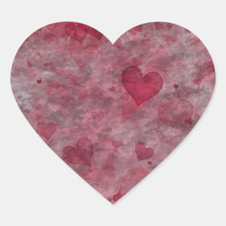 Hearts Sticker Hjärtformat Klistermärke