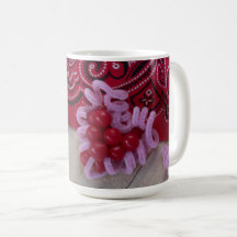 Hearts & Sweets Red & rosa rustic