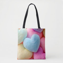 Hearts Tote Bag Tygkasse