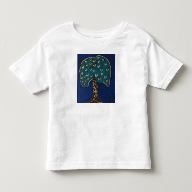 Hearts Träd Småbarn Bra Jersey T-Shirt (Framsida)