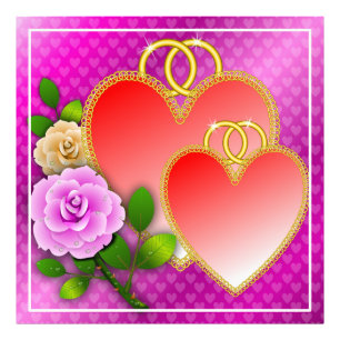 Hearts Valentine Day-20362 Fototryck