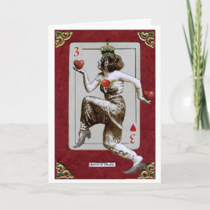 Hearts Valentine Queen Helgkort