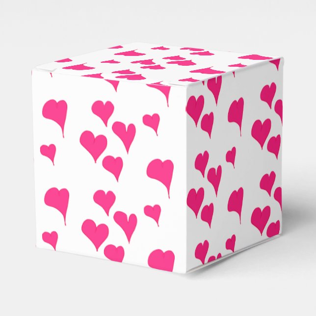 Hearts Valentines day Gift Box Presentaskar (Framsidan Sidan)