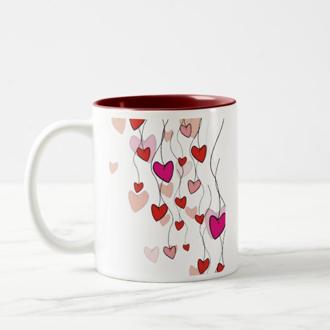 Hearts Vine Mugg (Vänster)