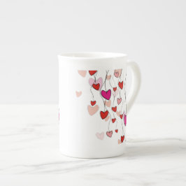 Hearts Vine Specialty Mugg Benporslin Mugg