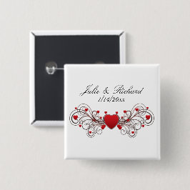 Hearts Wedding Favor Knapp