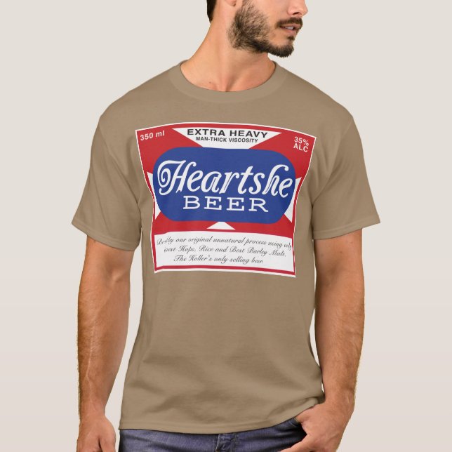 Heartshe öl t-shirt (Framsida)
