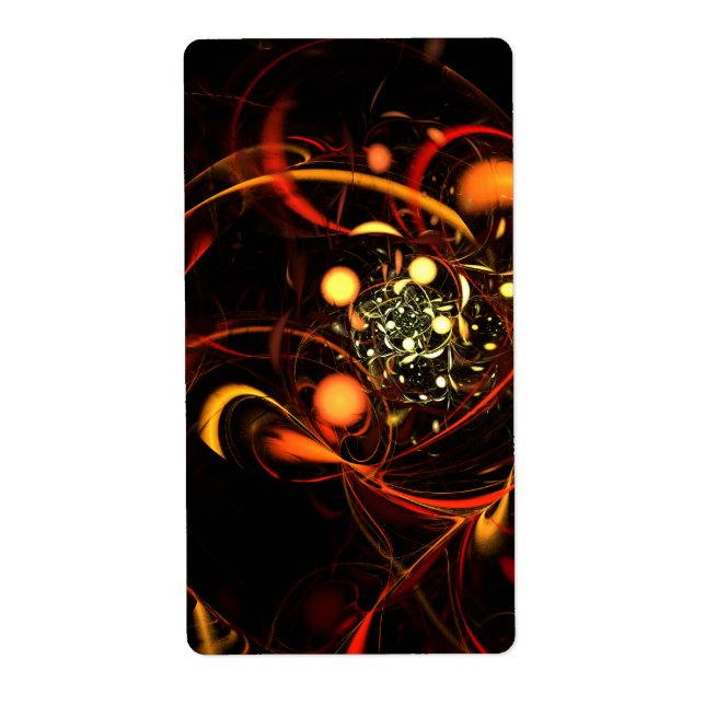 Heartslag, Abstrakt Art Fractal Fraktsedel (Framsidan)