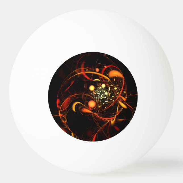 Heartslag Abstrakt Art Pingisboll (Framsidan)