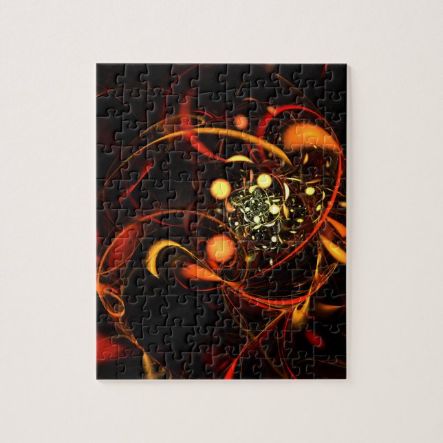 Heartslag Abstrakt Art Pussel (Vertikal)