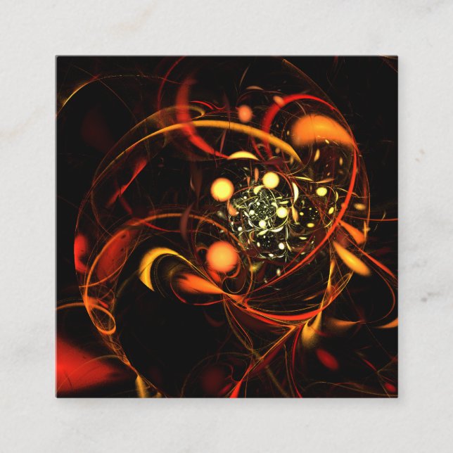 Heartslag Abstrakt Art Tilläggskort (Framsida)
