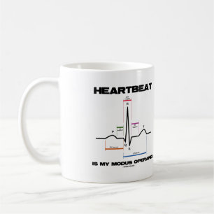 Heartslag är min Modus operandi Sinus-rytm Kaffemugg
