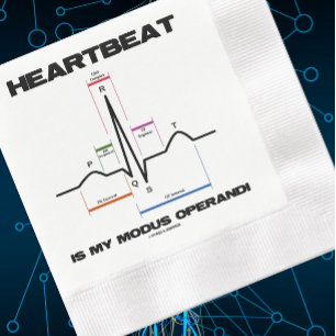 Heartslag är min Modus operandi Sinus-rytm Pappersservett