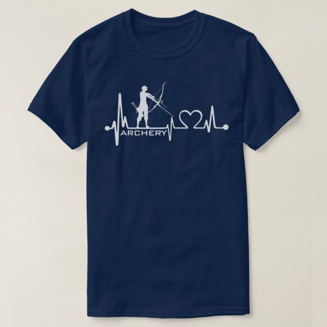 Heartslag Archery I Bowhunting I Archer I Archery T Shirt (Design framsida)