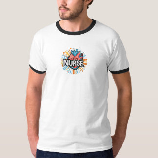 Heartslag av sjuksköterska t shirt