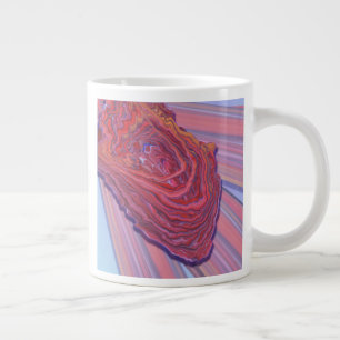 Heartslag Design Mugg Jumbo Mugg