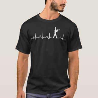 Heartslag EKG Baritone Marching Band 2 T Shirt