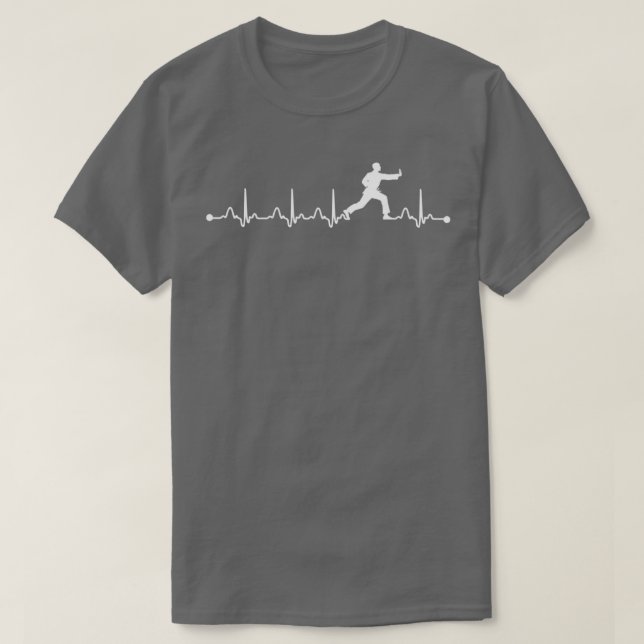 Heartslag EKG Judo Älskare Gift T Shirt (Design framsida)