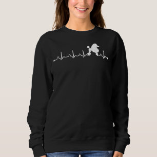 Heartslag Ekg Proud Pudel Continental Clip Hund Mo T Shirt