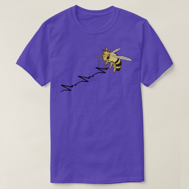 Heartslag för biodling t shirt (Design framsida)