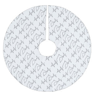 Heartslag Horse Julgransmatta Borstad Polyester
