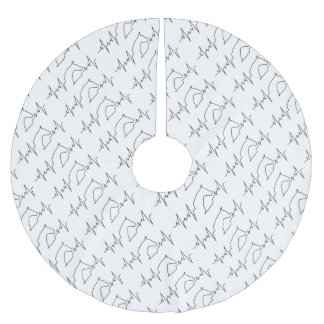 Heartslag Horse Julgransmatta Borstad Polyester