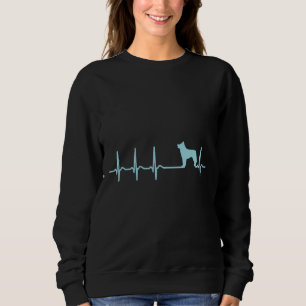 Heartslag Husky Coola Funny Nerdy Tecknad Graphic T Shirt