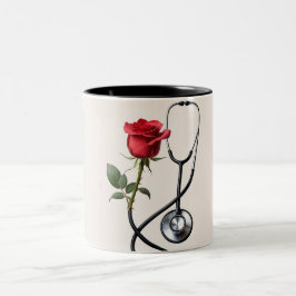 Heartslag i Kopp: Stetoscope Mugg