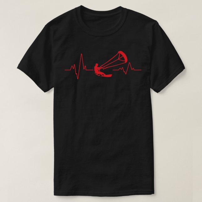 Heartslag Kitesurfing DZ08 T Shirt (Design framsida)