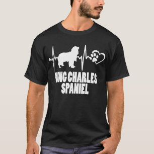 Heartslag - Kung Charles Spain - Hund Best Friend T Shirt