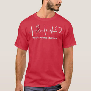 Heartslag Många Myeloma Warrior T Shirt