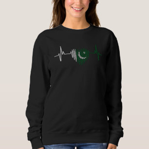 Heartslag Pakistan Flagga Pakistan T Shirt