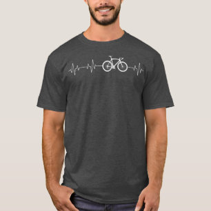 Heartslag Pedal Mountaincykel Triathlon Downhill T Shirt