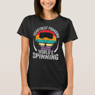 Heartslag Pounding World Spinning Skydiver T Shirt