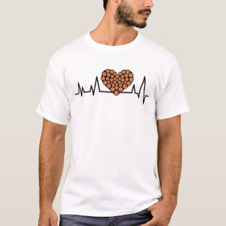 Heartslag Pulse - Basketball T Shirt