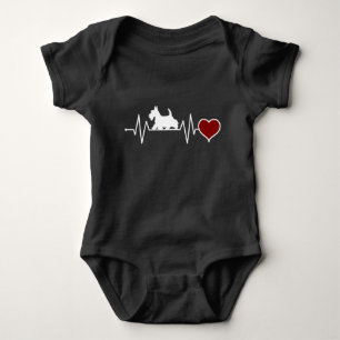 Heartslag Scottish Terrier Scottie Hundälskares-g T Shirt