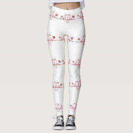 Heartslag Scribbles Leggings