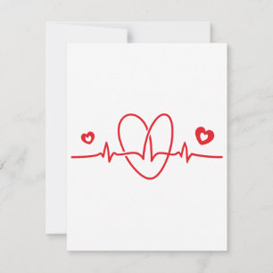 Heartslag Scribbles OSA Kort